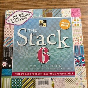 DCWV The Stack 6 Value Pack scrapbook paper